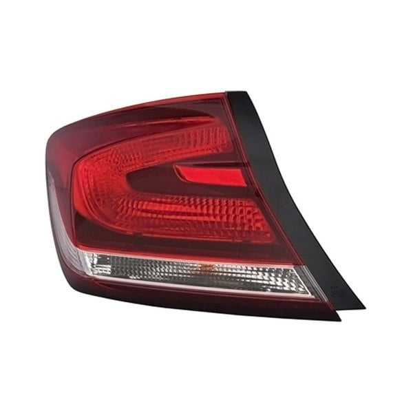2013-2015 Honda Civic Driver Side Tail Light Assembly Outer Sedan - HO2804102-Partify-Painted-Replacement-Body-Parts