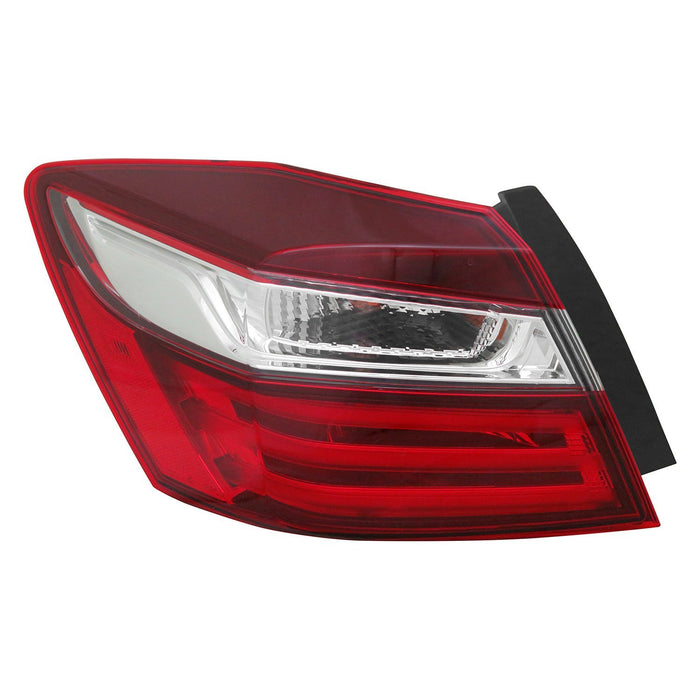 2016-2017 Honda Accord Driver Side Tail Light Assembly Outer Sedan - HO2804108-Partify-Painted-Replacement-Body-Parts