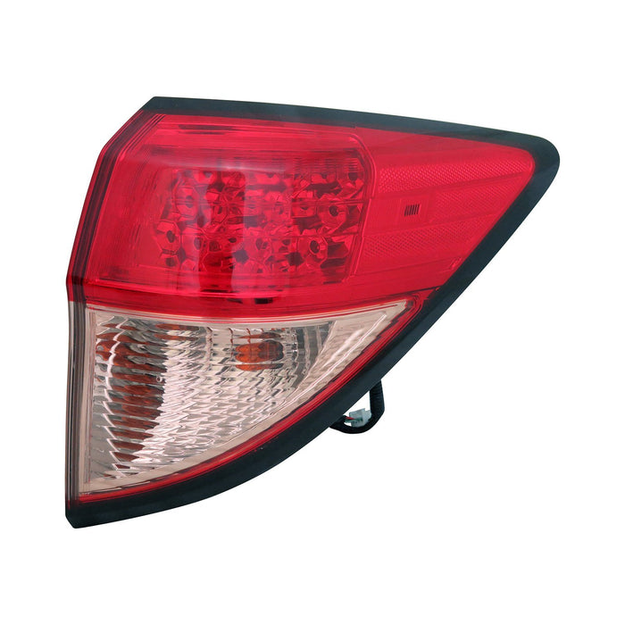 2016-2018 Honda HR-V Passenger Side Tail Light Assembly Includes Harness/Bulb/Socket Outer - HO2805109-Partify-Painted-Replacement-Body-Parts