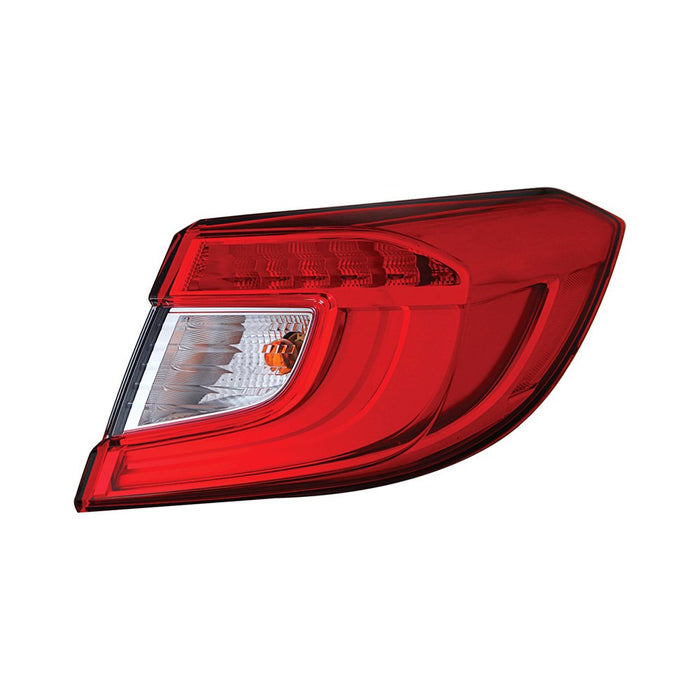 2018-2020 Honda Accord Hybrid/Hybrid EX/Hybrid EX-L/Hybrid Touring Passenger Side Tail Light Assembly Outer - HO2805121-Partify-Painted-Replacement-Body-Parts