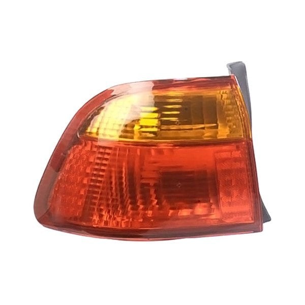 1999-2000 Honda Civic Driver Side Tail Light Housing Body Mounted Includes Lens 4 Door Sedan - HO2818111-Partify-Painted-Replacement-Body-Parts