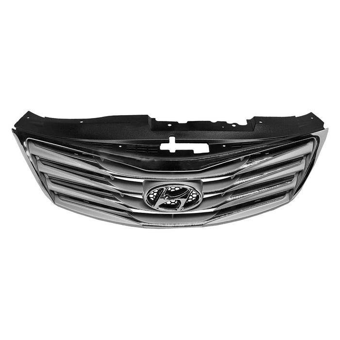 2012-2014 Hyundai Azera Grille Assembly - HY1200194-Partify-Painted-Replacement-Body-Parts