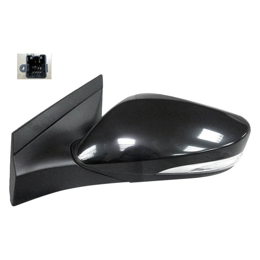 2012-2016 Hyundai Accent Driver Side Door Mirror Power Non-Heated W/Signal Lamps Assembly - HY1320182-Partify-Painted-Replacement-Body-Parts