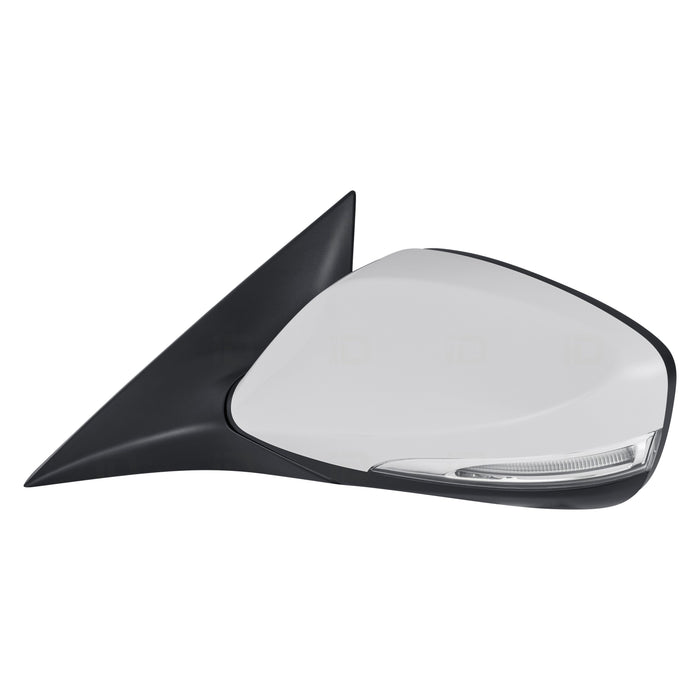 2012-2013 Hyundai Veloster Driver Side Door Mirror Power Heated W/O Panoramic W/Signal Lamp W/Cover Assembly - HY1320189-Partify-Painted-Replacement-Body-Parts