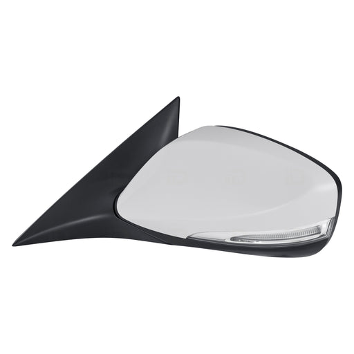 2012-2013 Hyundai Veloster Driver Side Door Mirror Power Heated W/O Panoramic W/Signal Lamp W/Cover Assembly - HY1320189-Partify-Painted-Replacement-Body-Parts