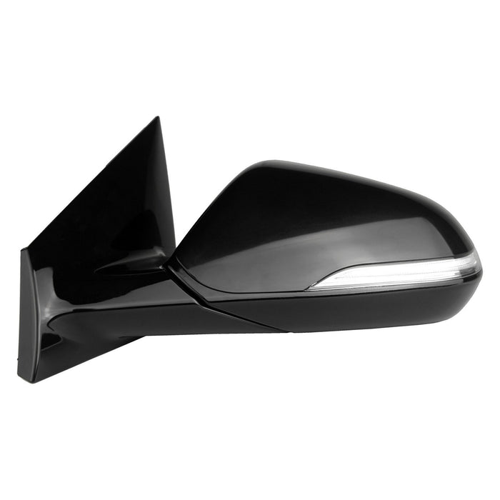 2015-2017 Hyundai Sonata Driver Side Door Mirror W/Blis W/Signal Lamp W/Memory Gloss Base Assembly - HY1320229-Partify-Painted-Replacement-Body-Parts
