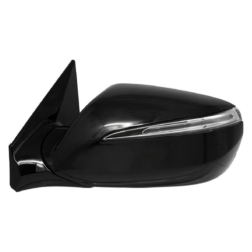 2013-2018 Hyundai Santa Fe Sport Driver Side Door Mirror Heated W/S/L W/Blind Spot Det. W/O S/V Camera W/O Memory Assembly - HY1320234-Partify-Painted-Replacement-Body-Parts