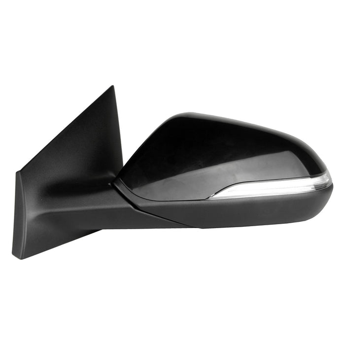 2015-2017 Hyundai Sonata Driver Side Door Mirror W/Blis W/Signal Lamp W/O Memory Matte Base Assembly - HY1320236-Partify-Painted-Replacement-Body-Parts