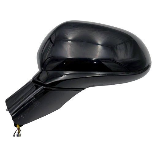 2019-2020 Hyundai Santa Fe Driver Side Door Mirror Heated W/O Signal Lamp Textured Assembly - HY1320263-Partify-Painted-Replacement-Body-Parts