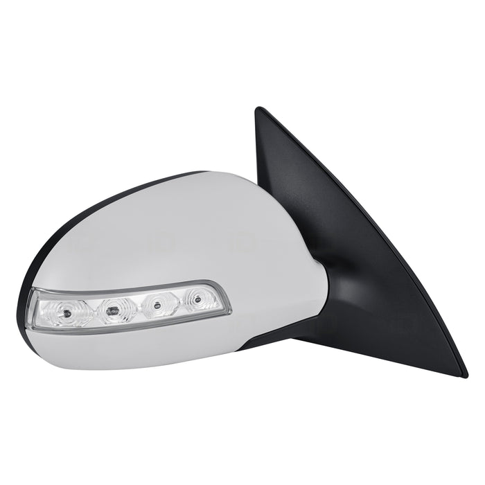 2009-2012 Hyundai Elantra Passenger Side Door Mirror Power Heated W/Side Repeater Lamps Assembly - HY1321169-Partify-Painted-Replacement-Body-Parts