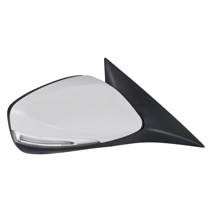2012-2017 Hyundai Veloster Passenger Side Door Mirror Power Heated W/O Panoramic W/Signal Lamp W/Cover Assembly - HY1321189-Partify-Painted-Replacement-Body-Parts