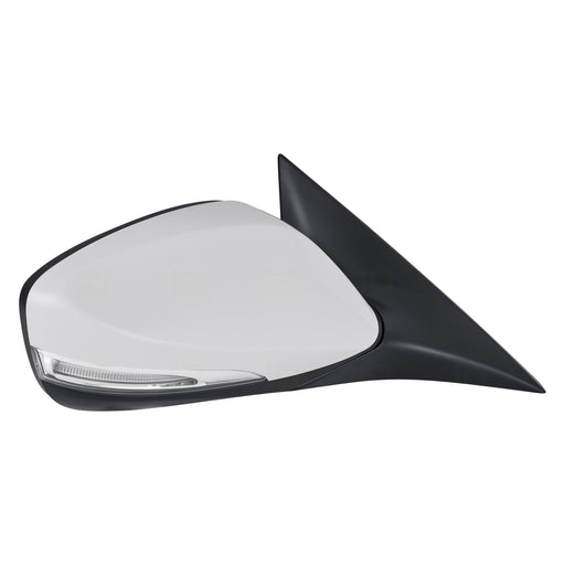 2012-2017 Hyundai Veloster Passenger Side Door Mirror Power Heated W/O Panoramic W/Signal Lamp W/Cover Assembly - HY1321189-Partify-Painted-Replacement-Body-Parts