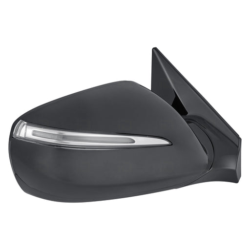 2013-2017 Hyundai Santa Fe Sport Passenger Side Door Mirror Power Heated W/Signal Lamp W/O Blind Spot Detection Assembly - HY1321201-Partify-Painted-Replacement-Body-Parts