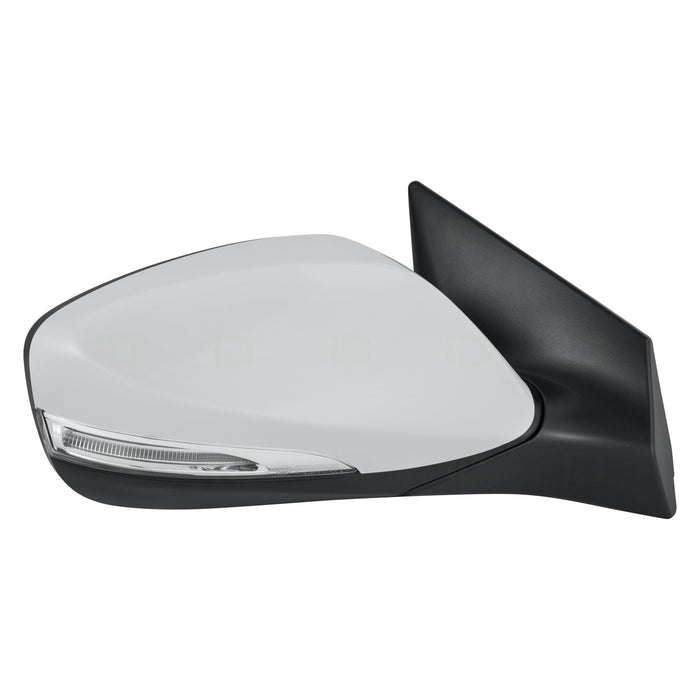 2011-2013 Hyundai Elantra Passenger Side Door Mirror Korea Built W/Signal Lamp Assembly - HY1321211-Partify-Painted-Replacement-Body-Parts