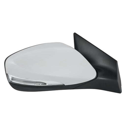 2011-2013 Hyundai Elantra Passenger Side Door Mirror Korea Built W/Signal Lamp Assembly - HY1321211-Partify-Painted-Replacement-Body-Parts