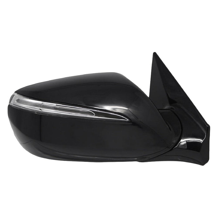 2013-2016 Hyundai Santa Fe Sport Passenger Side Door Mirror Heated W/S/L W/Blind Spot Det. W/O S/V Camera W/Memory Assembly - HY1321235-Partify-Painted-Replacement-Body-Parts