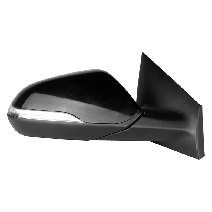 2015-2017 Hyundai Sonata Passenger Side Door Mirror W/Blis W/Signal Lamp W/O Memory Matte Base Assembly - HY1321236-Partify-Painted-Replacement-Body-Parts