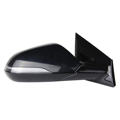2018-2019 Hyundai Sonata Passenger Side Door Mirror Heated W/Blind Spot Detection W/O Memory W/Signal Lamp Gloss Assembly - HY1321239-Partify-Painted-Replacement-Body-Parts