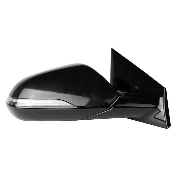 2018-2019 Hyundai Sonata Passenger Side Door Mirror Heated W/Blind Spot Detection W/Memory W/Signal Lamp Gloss Assembly - HY1321240-Partify-Painted-Replacement-Body-Parts