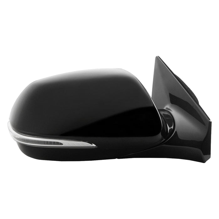 2013-2016 Hyundai Santa Fe Passenger Side Door Mirror Heated W/Signal Lamp W/Blind Spot Detection W/O Memory Assembly - HY1321286-Partify-Painted-Replacement-Body-Parts