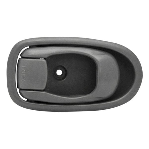 1999-2000 Hyundai Elantra Front Passenger Side Interior Door Handle Gray Inside - HY1353103-Partify-Painted-Replacement-Body-Parts