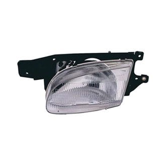 1998-1999 Hyundai Accent Driver Side Headlight Assembly Composite 4 Door Sedan - HY2502115-Partify-Painted-Replacement-Body-Parts