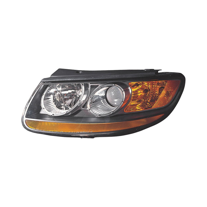 2010-2012 Hyundai Santa Fe Driver Side Headlight Assembly Composite - HY2502156-Partify-Painted-Replacement-Body-Parts