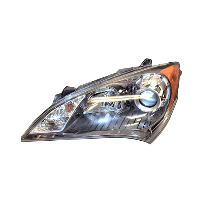 2010-2012 Hyundai Genesis Coupe Driver Side Headlight Assembly Xenon Composite - HY2502160-Partify-Painted-Replacement-Body-Parts