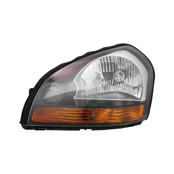 2009 Hyundai Tucson Driver Side Headlight Assembly Orange Reflector Bezel Composite - HY2502165-Partify-Painted-Replacement-Body-Parts
