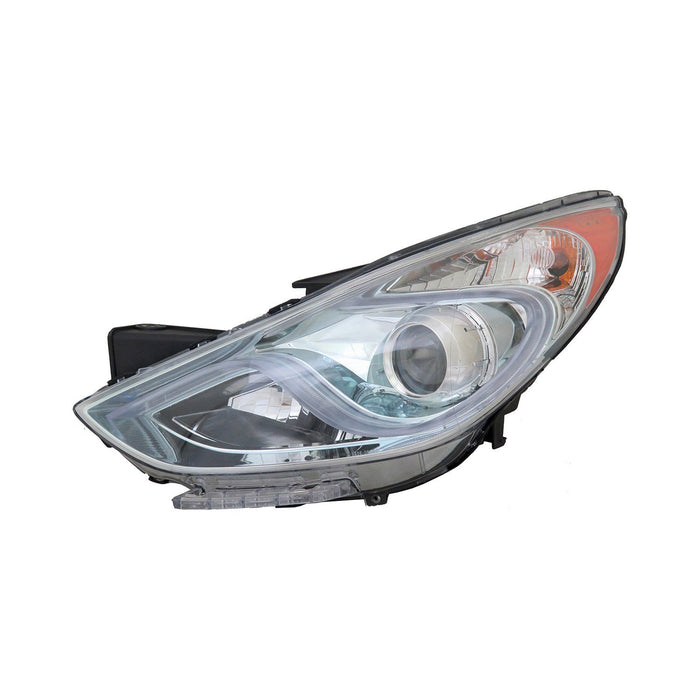 2011-2015 Hyundai Sonata Hybrid/Hybrid Limited/Hybrid Premium Driver Side Headlight Assembly Composite - HY2502177-Partify-Painted-Replacement-Body-Parts