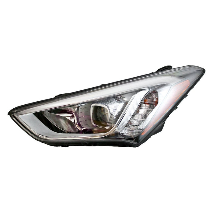 2013-2016 Hyundai Santa Fe Sport Driver Side Headlight Assembly Xenon Composite - HY2502179-Partify-Painted-Replacement-Body-Parts
