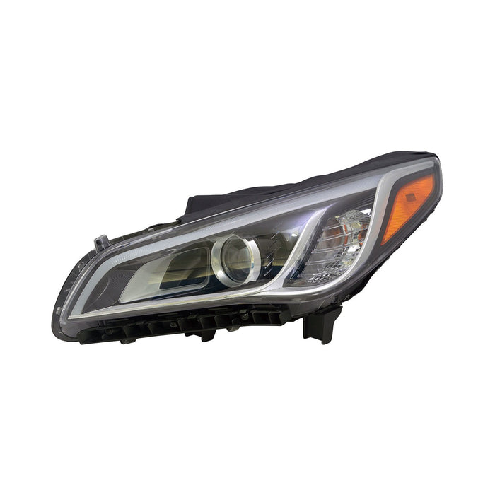 2015-2017 Hyundai Sonata Driver Side Headlight Assembly Hid W/O Dynamic Bending Light Composite - HY2502184-Partify-Painted-Replacement-Body-Parts