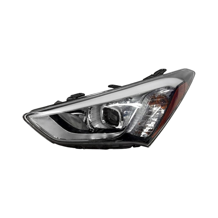 2013-2016 Hyundai Santa Fe Limited Driver Side Headlight Assembly Hid Composite - HY2502198-Partify-Painted-Replacement-Body-Parts