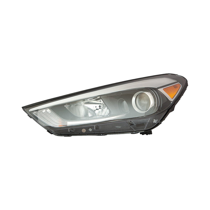 2016-2018 Hyundai Tucson Driver Side Headlight Assembly Halogen W/O Led Position Lamp Composite - HY2502199-Partify-Painted-Replacement-Body-Parts