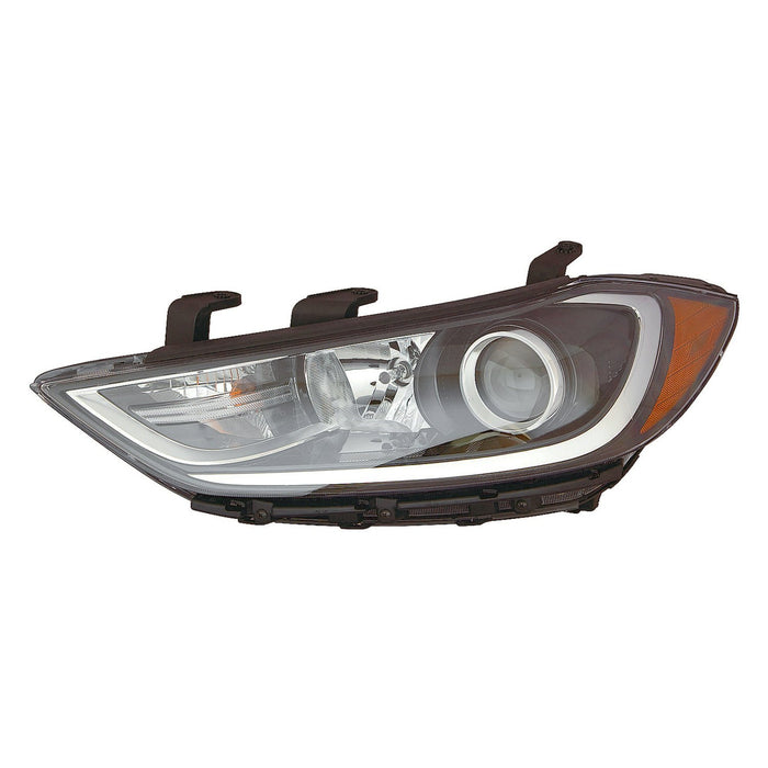 2017-2018 Hyundai Elantra Driver Side Headlight Assembly Hid W/Dynamic Bending Composite - HY2502207-Partify-Painted-Replacement-Body-Parts