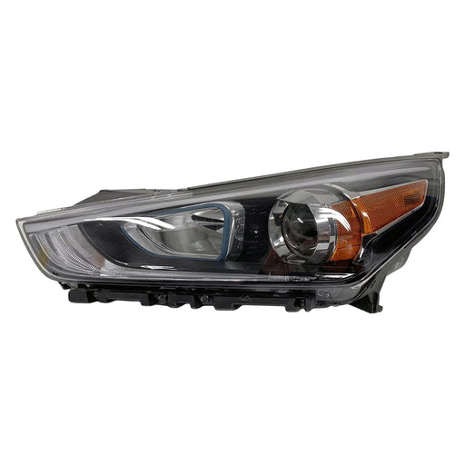 2017-2019 Hyundai Ioniq Hybrid Blue/Hybrid Essential/Hybrid Limited/Hybrid Luxury/Hybrid Preferred/Hybrid SE/Hybrid SEL/Hybrid Ultimate/Plug-In Hybrid/Plug-In Hybrid Limited Driver Side Headlight Assembly Halogen Composite - HY2502231-Partify-Painted-Replacement-Body-Parts