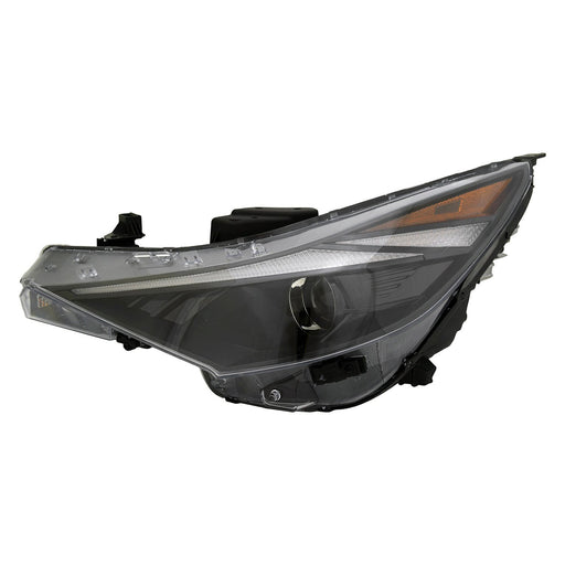 2021-2023 Hyundai Elantra Driver Side Headlight Assembly Halogen Usa Built Composite - HY2502247-Partify-Painted-Replacement-Body-Parts