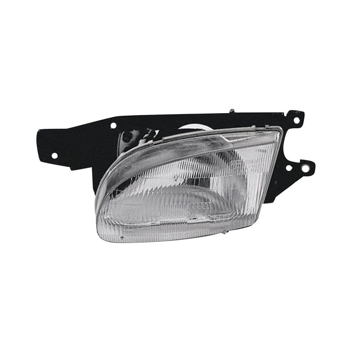 1998-1999 Hyundai Accent Passenger Side Headlight Assembly Composite 4 Door Sedan - HY2503115-Partify-Painted-Replacement-Body-Parts