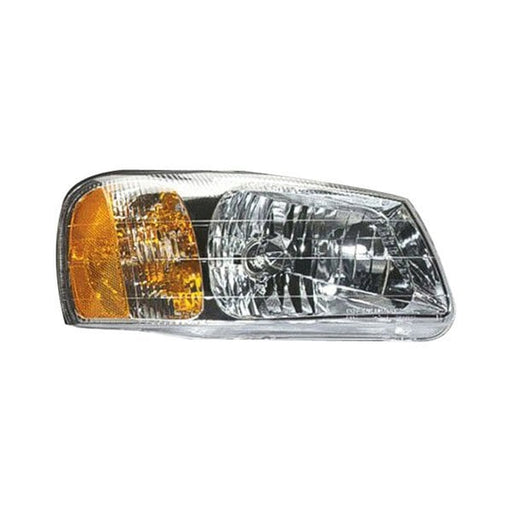 2000-2002 Hyundai Accent Passenger Side Headlight Assembly Composite - HY2503123-Partify-Painted-Replacement-Body-Parts