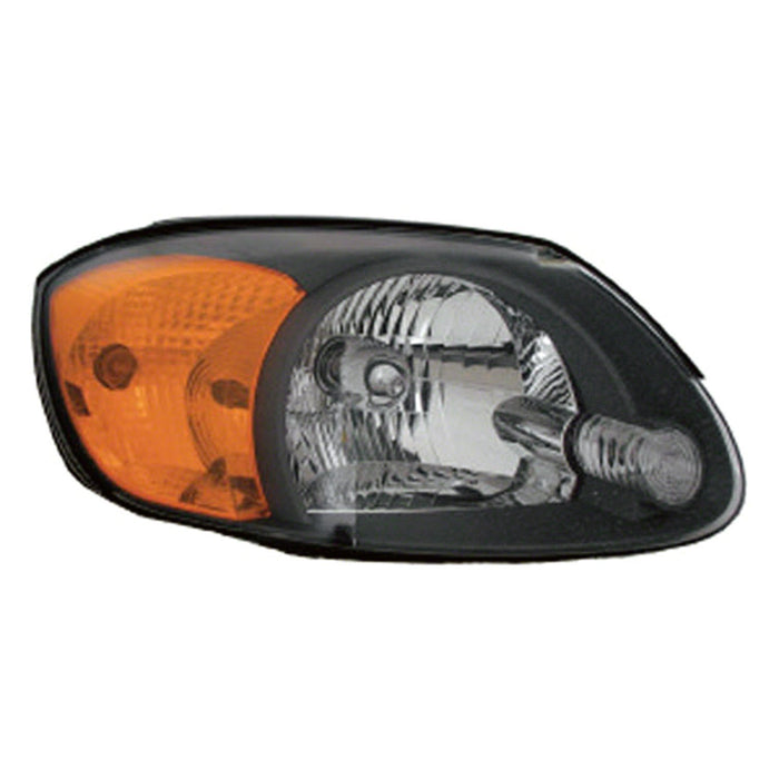 2003-2006 Hyundai Accent Passenger Side Headlight Assembly From 9-1-02 To 3-1-06 Composite - HY2503128-Partify-Painted-Replacement-Body-Parts