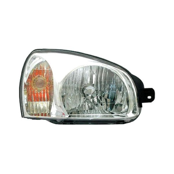 2003 Hyundai Santa Fe Passenger Side Headlight Assembly Includes Park/Signal Lamps From 3/3/03 To 7/14/03 Composite - HY2503129-Partify-Painted-Replacement-Body-Parts