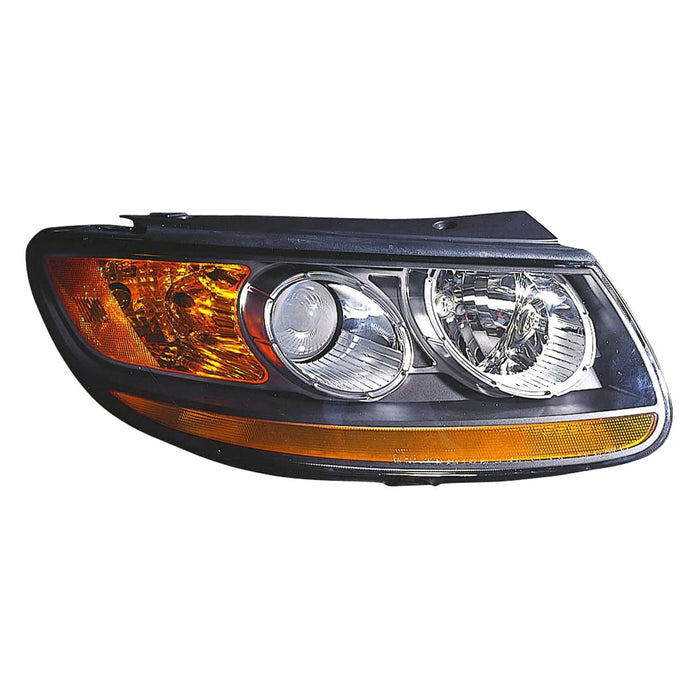 2010-2012 Hyundai Santa Fe Passenger Side Headlight Assembly Composite - HY2503156-Partify-Painted-Replacement-Body-Parts