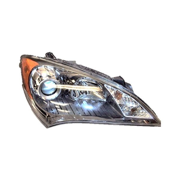 2010-2012 Hyundai Genesis Coupe Passenger Side Headlight Assembly Xenon Composite - HY2503160-Partify-Painted-Replacement-Body-Parts