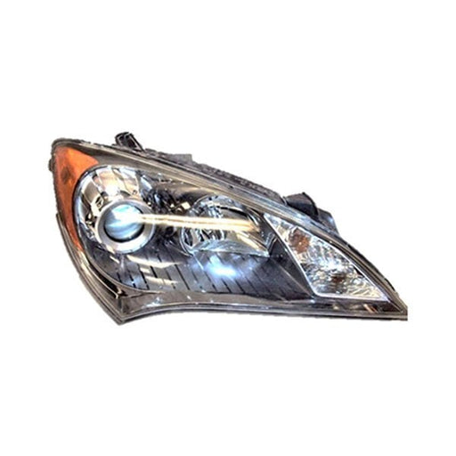 2010-2012 Hyundai Genesis Coupe Passenger Side Headlight Assembly Xenon Composite - HY2503160-Partify-Painted-Replacement-Body-Parts