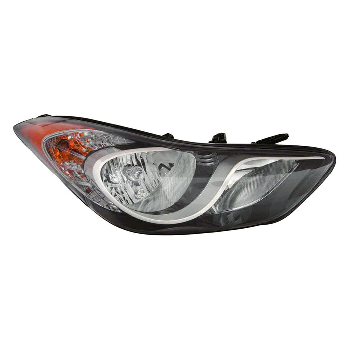 2011-2014 Hyundai Elantra/Elantra Coupe Passenger Side Headlight Assembly Korea Built Composite Sedan - HY2503164-Partify-Painted-Replacement-Body-Parts