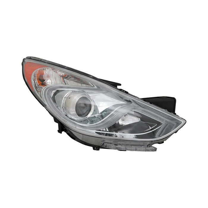 2011-2015 Hyundai Sonata Hybrid/Hybrid Limited/Hybrid Premium Passenger Side Headlight Assembly Composite - HY2503177-Partify-Painted-Replacement-Body-Parts