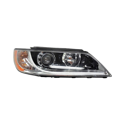 2011 Hyundai Azera Passenger Side Headlight Assembly Halogen Composite - HY2503178-Partify-Painted-Replacement-Body-Parts