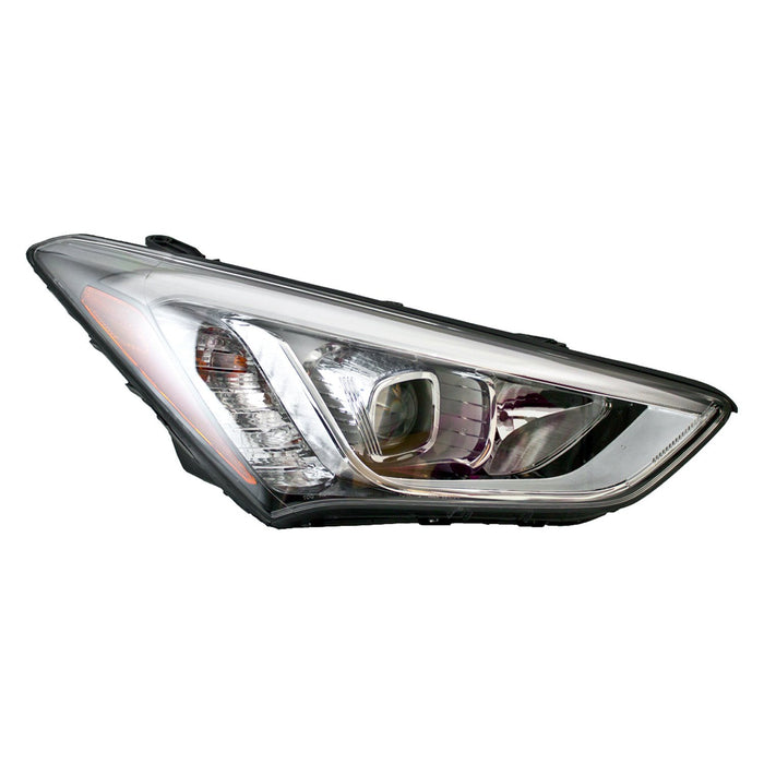 2013-2016 Hyundai Santa Fe Sport Passenger Side Headlight Assembly Xenon Composite - HY2503179-Partify-Painted-Replacement-Body-Parts