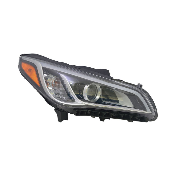 2015-2017 Hyundai Sonata Passenger Side Headlight Assembly Hid W/O Dynamic Bending Light Composite - HY2503184-Partify-Painted-Replacement-Body-Parts