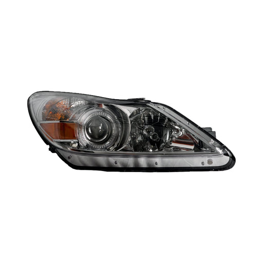2009-2010 Hyundai Genesis Passenger Side Headlight Assembly Xenon W/O Adaptive Headlamps Composite 3.8L V6/4.6L V8 Sedan - HY2503196-Partify-Painted-Replacement-Body-Parts